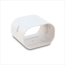 Fortress Lineset Covers 120° Adjustable Vertical Elbow White