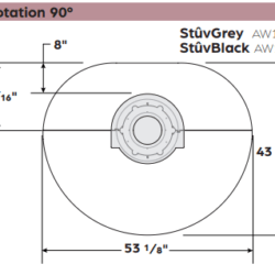 FLOOR PLATE 30-COMPACT FP2 GREY (90)